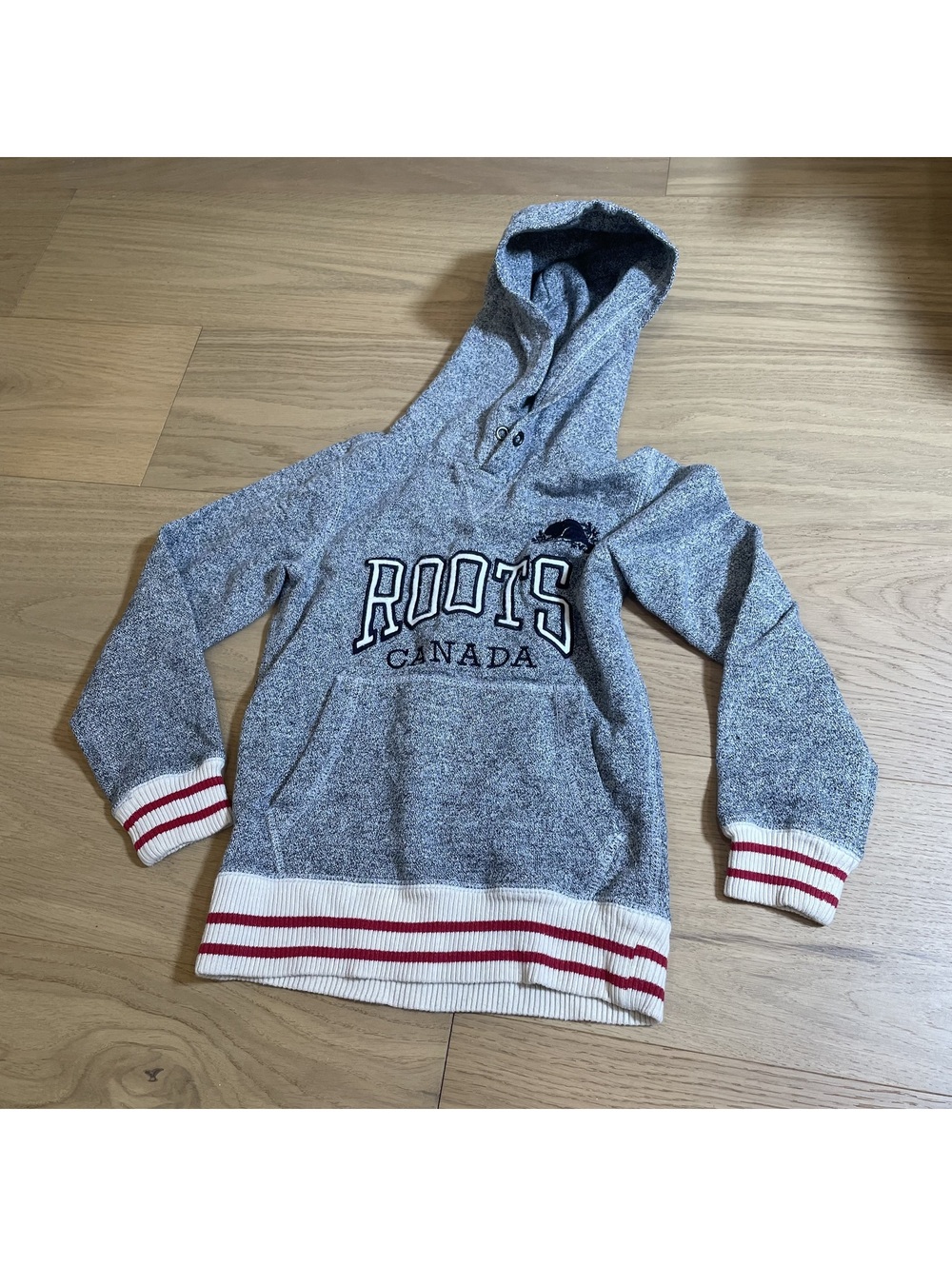 Roots Kids Heather gray Hoodie – Size S